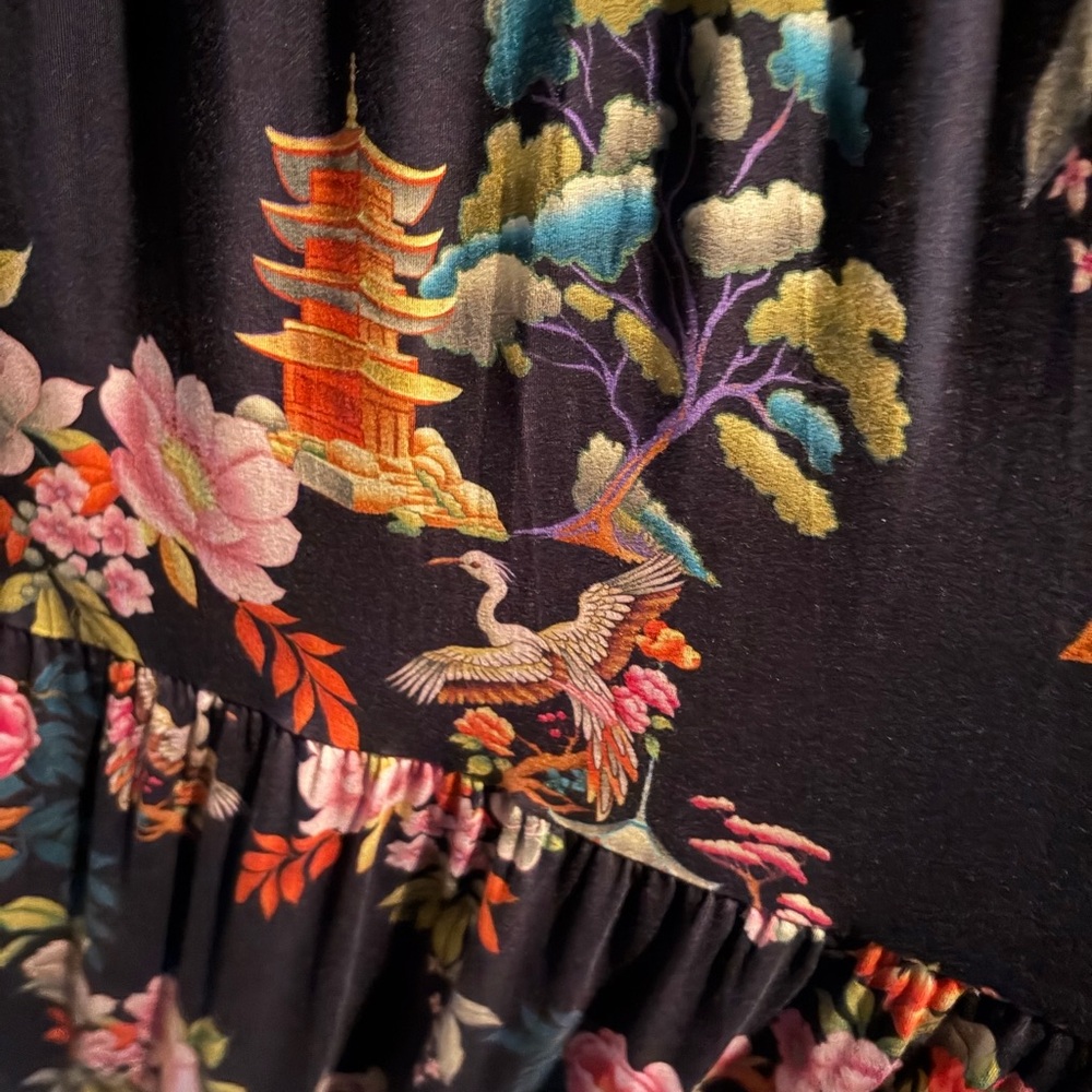NEW Johnny Was Floral Long Sleeve Dress - Picture 6 of 10
